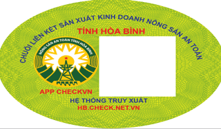 tem truy xuất nguồn gốc nông sản hòa bình