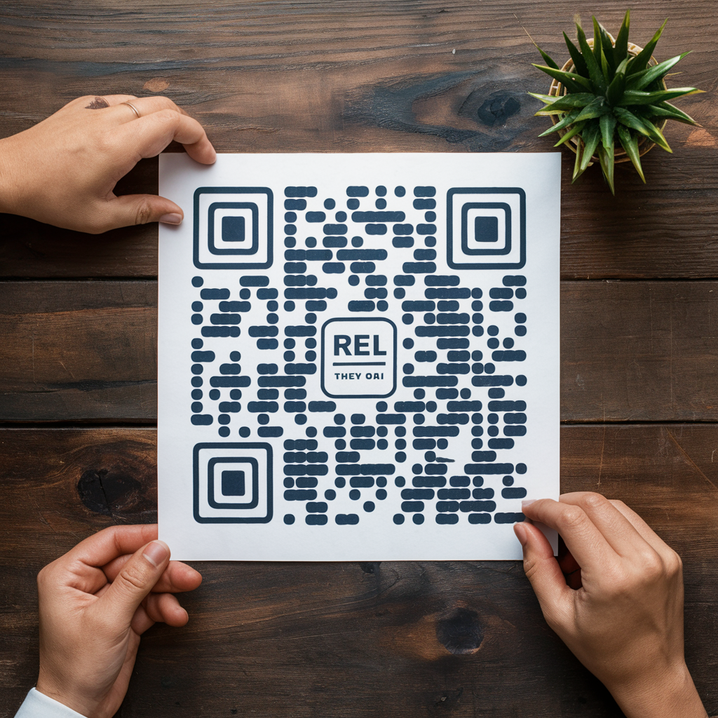 QR trên tờ rơi, bao bì sản phẩm