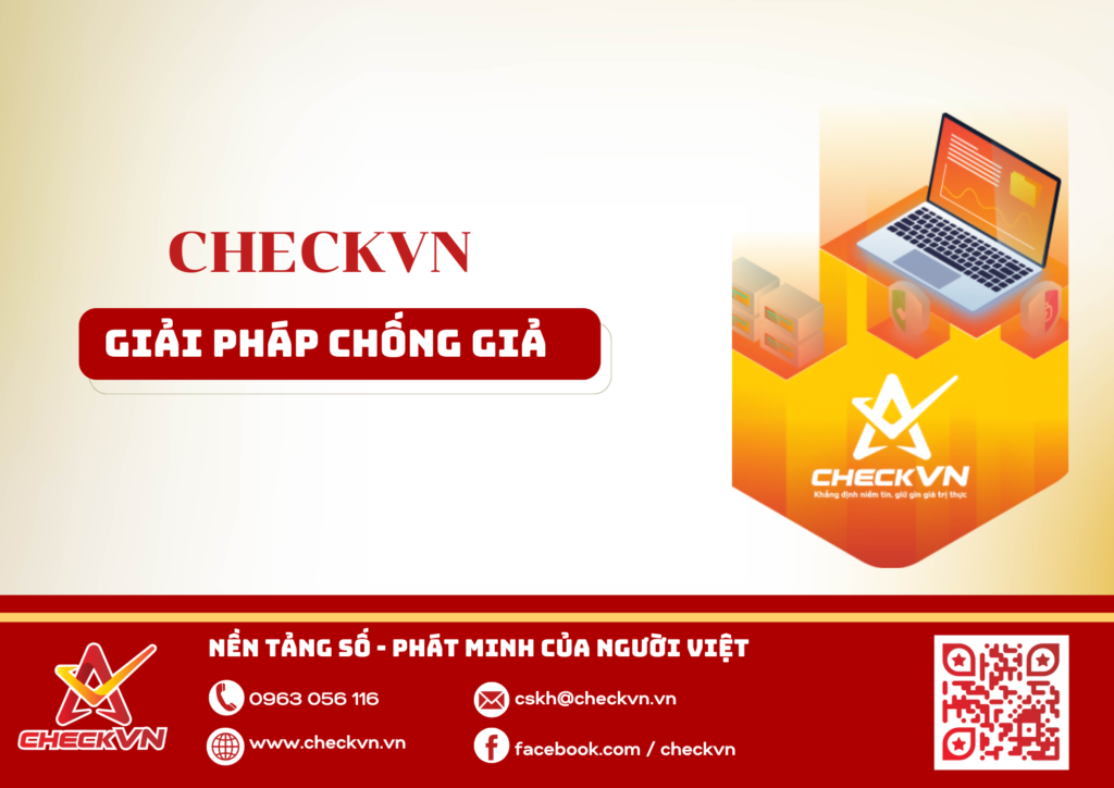 CheckVN Giải pháp chống giả điện tử hàng đầu tại Việt Nam